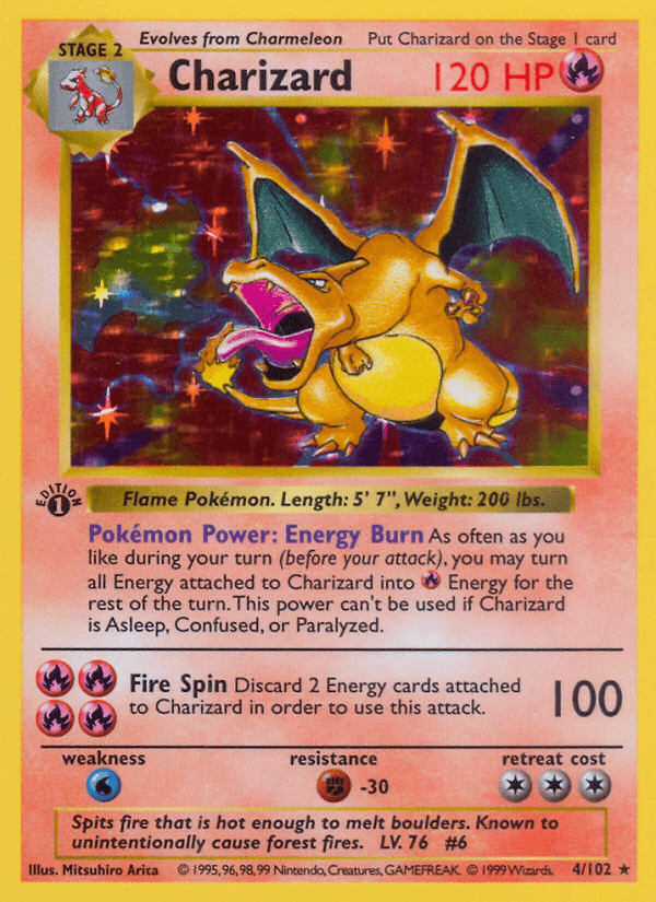 Charizard, 4/102, Unlimited