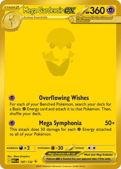 Mega Gardevoir ex, 187/132, Standard