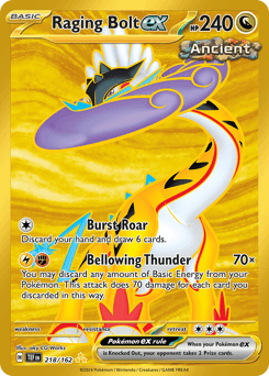 Raging Bolt ex, 218/162, Standard